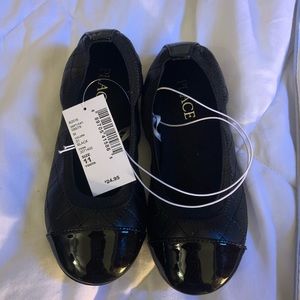 Girls Quilted Ballet Flats